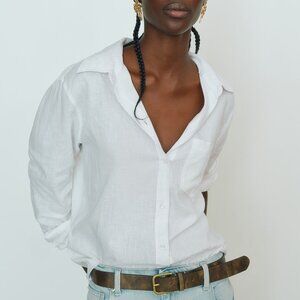 H&M Linen Blend Shirt - EUC 🤩